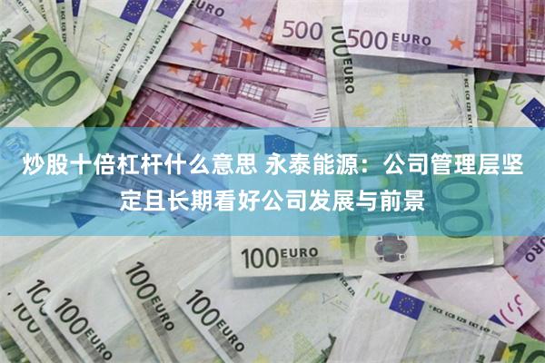 炒股十倍杠杆什么意思 永泰能源：公司管理层坚定且长期看好公司发展与前景