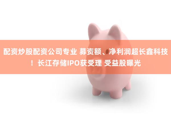 配资炒股配资公司专业 募资额、净利润超长鑫科技！长江存储IPO获受理 受益股曝光