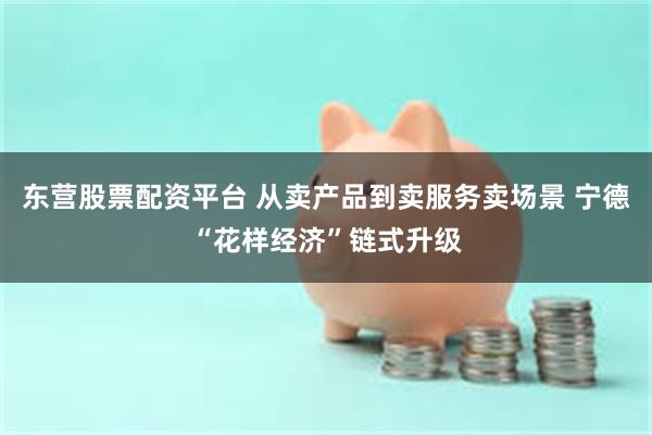 东营股票配资平台 从卖产品到卖服务卖场景 宁德“花样经济”链式升级