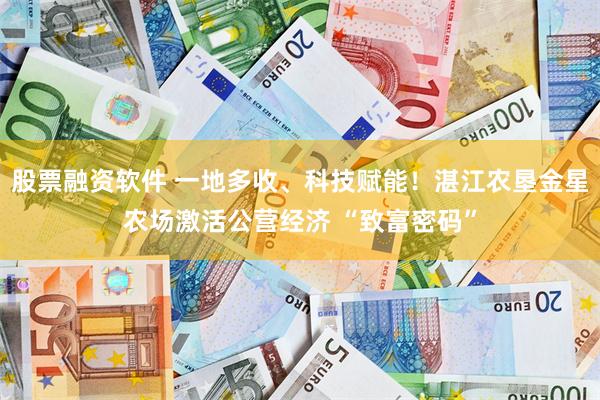 股票融资软件 一地多收、科技赋能！湛江农垦金星农场激活公营经济 “致富密码”