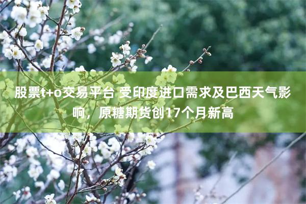 股票t+o交易平台 受印度进口需求及巴西天气影响，原糖期货创17个月新高