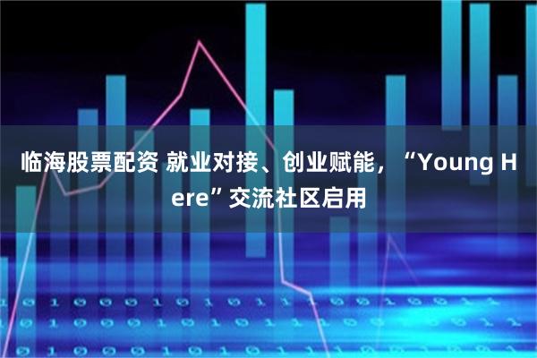 临海股票配资 就业对接、创业赋能,“Young Here”交流社区启用