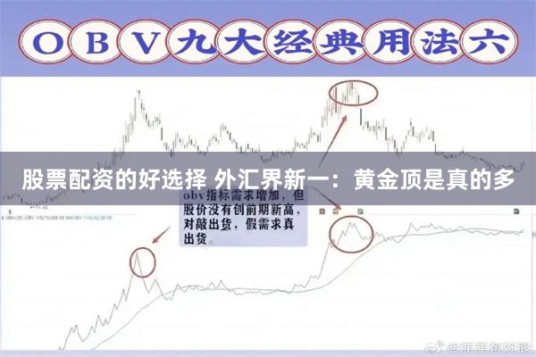 股票配资的好选择 外汇界新一：黄金顶是真的多