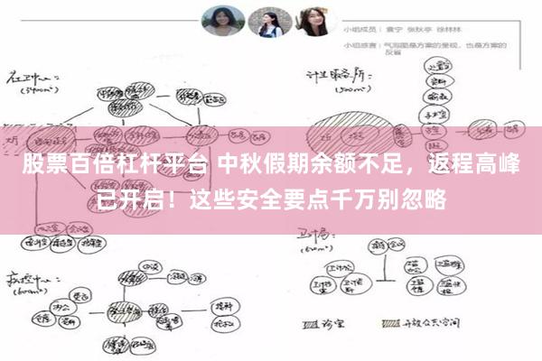 股票百倍杠杆平台 中秋假期余额不足，返程高峰已开启！这些安全要点千万别忽略