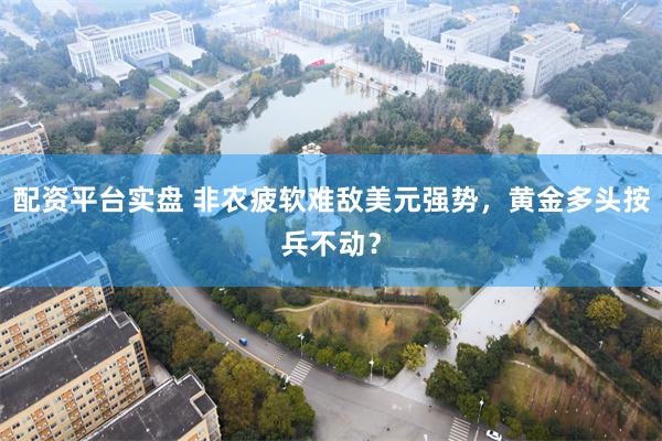 配资平台实盘 非农疲软难敌美元强势，黄金多头按兵不动？